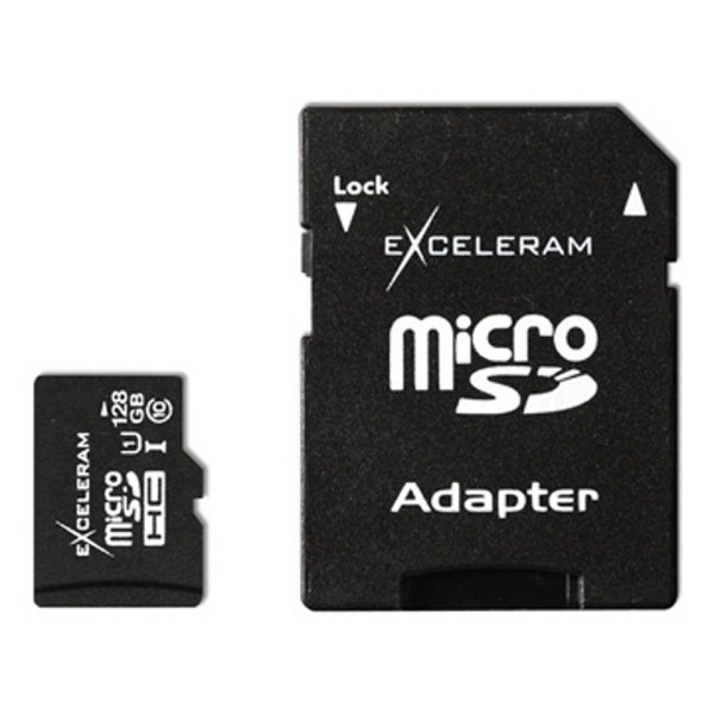 Карта пам'яті eXceleram 128Gb microSDXC class 10, UHS-I (MSD12810A)