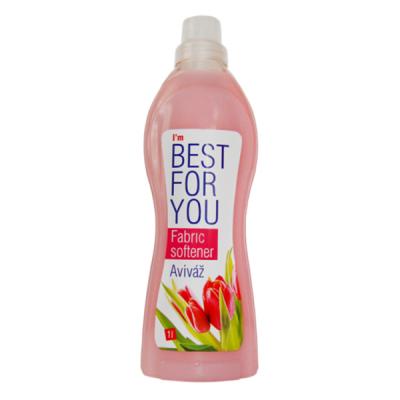 Кондиціонер для білизни Best For You Avivaz Rose 1 л (8594005473355)