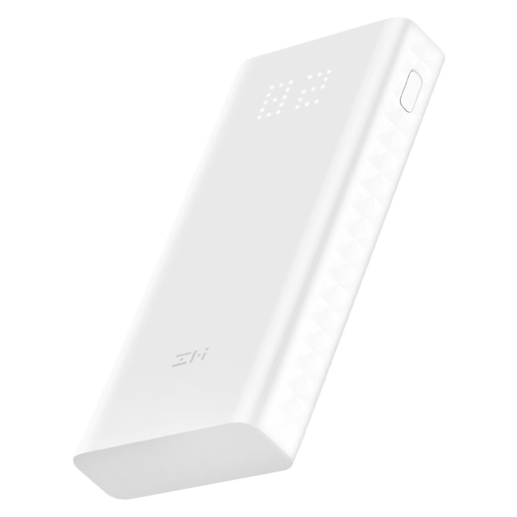 Батарея універсальна ZMI Aura 20000mAh Type-C 2*USB QC2.0/3.0 White (QB821)