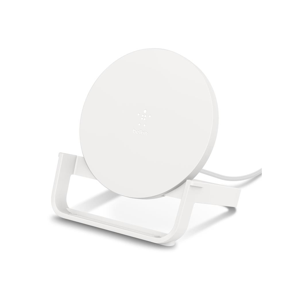 Зарядний пристрій Belkin Qi WIRELESS CHG STAND,FAST UNIVERSAL,10W,WHITE (F7U083VFWHT)