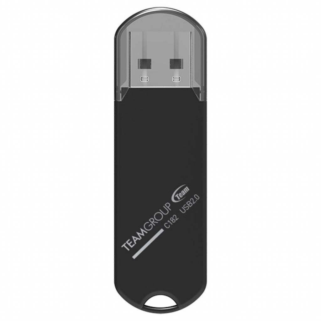 USB флеш накопичувач Team 32GB C182 Black USB 2.0 (TC18232GB01)