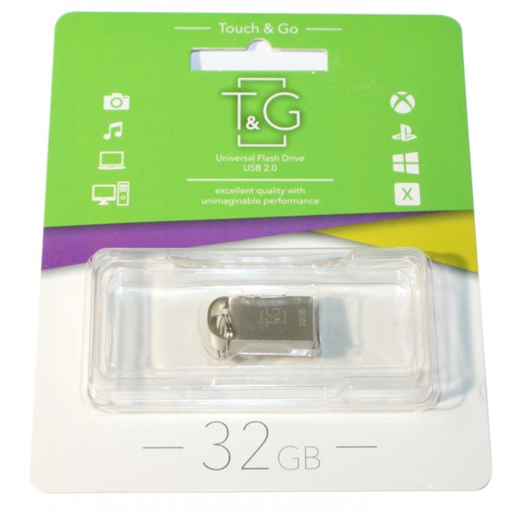 USB флеш накопичувач T&G 32GB 107 Metal Series Silver USB 2.0 (TG107-32G)