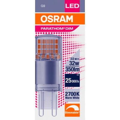 Лампочка Osram LED Parathom PIN32 G9 3.5-35W 2700K 230V DIM (4058075811553)