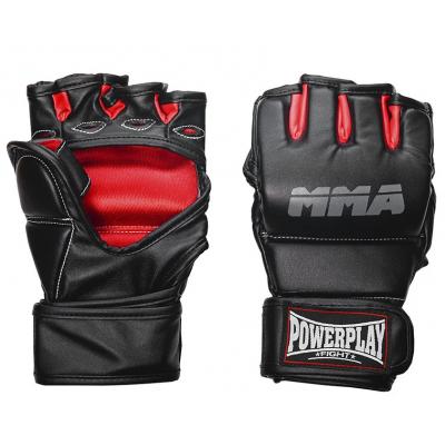 Рукавички для MMA PowerPlay 3053 L/XL Black/Red (PP_3053_L/XL)