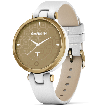 Смарт-годинник Garmin Lily, LightGold, White, Leather (010-02384-B3)