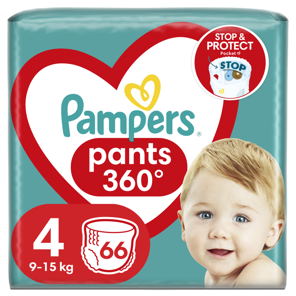 Підгузок Pampers трусики Maxi Pants Розмір 4 (9-15 кг) 66 шт (8006540069080)