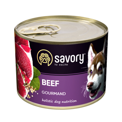 Консерви для собак Savory Dog Gourmand яловичина 200 г (4820232630426)