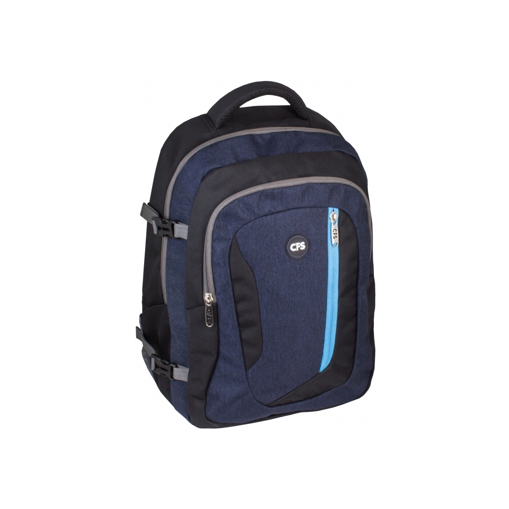 Рюкзак шкільний Cool For School 45 x 32 x 14 см 20 л Чорно-синій (CF85470-01)