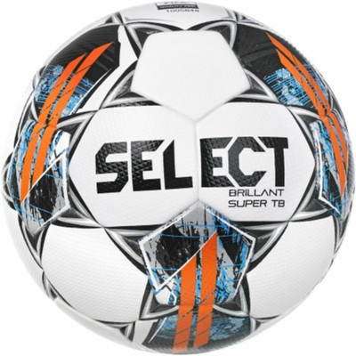 М'яч футбольний Select Brillant Super FIFA TB v22 біло-сірий Уні 5 (5703543292035)