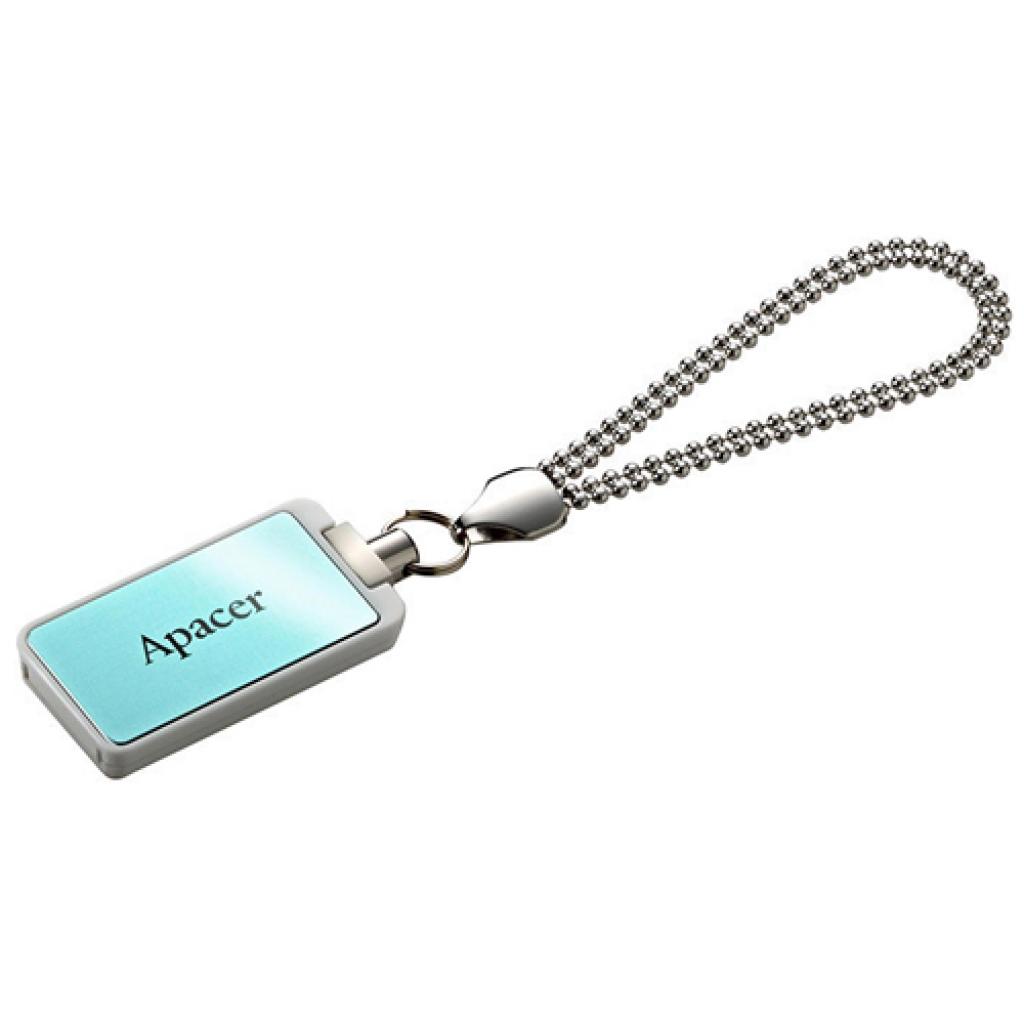 USB флеш накопичувач Apacer 8GB AH129 Tiffany Blue RP USB2.0 (AP8GAH129G-1)