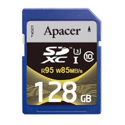 Карта пам'яті Apacer 128GB SDHX UHS-I 95/85 U3 Class10 (AP128GSDXC10U4-R)