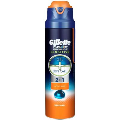 Гель для гоління Gillette Fusion ProGlide Sensitive Active Sport 170 мл (7702018357970)