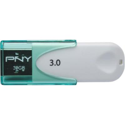 USB флеш накопичувач PNY flash 32GB Attache4 Green USB 3.0 (FD32GATT430-EF)