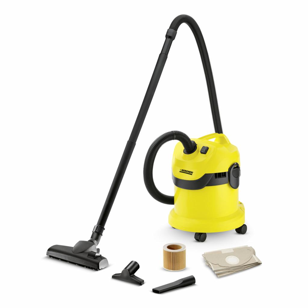 Пилосос будівельний Karcher WD 2 Home Vac для сухой и влажной уборки (1.629-773.0)