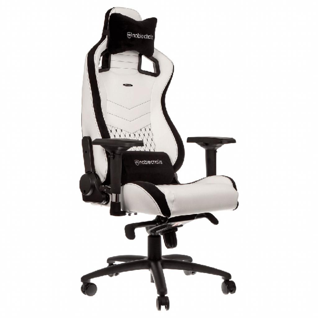 Крісло ігрове Noblechairs Epic Series White/Black (GAGC-085)