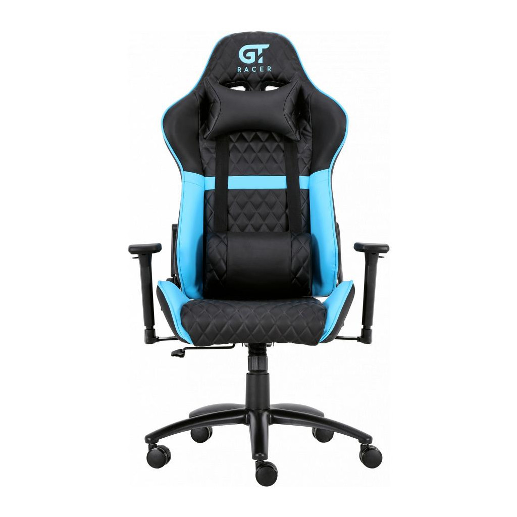 Крісло ігрове GT Racer X-3505 Black/Light Blue