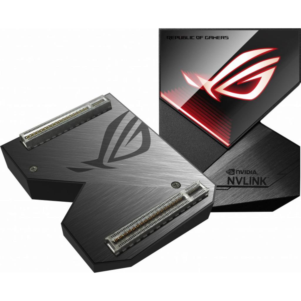 Міст для відеокарт ASUS GeForce RTX NVLink Bridge SLI ROG-NVLINK-4 Aura Sync RGB (ROG-NVLINK-4)