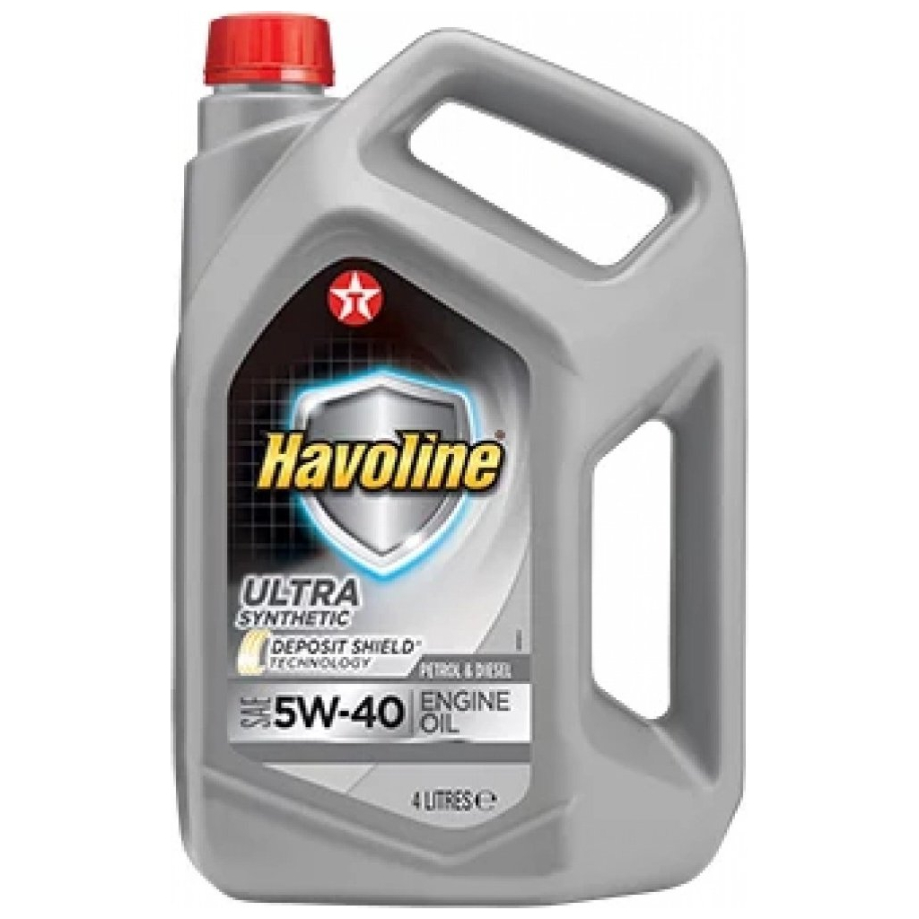 Моторна олива Texaco Havoline Ultra 5w40 4л (6752)