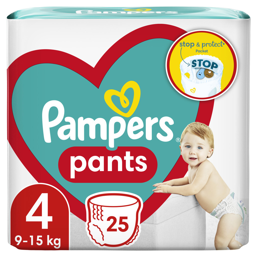 Підгузок Pampers трусики Maxi Pants Розмір 4 (9-15 кг) 25 шт (8006540067741)