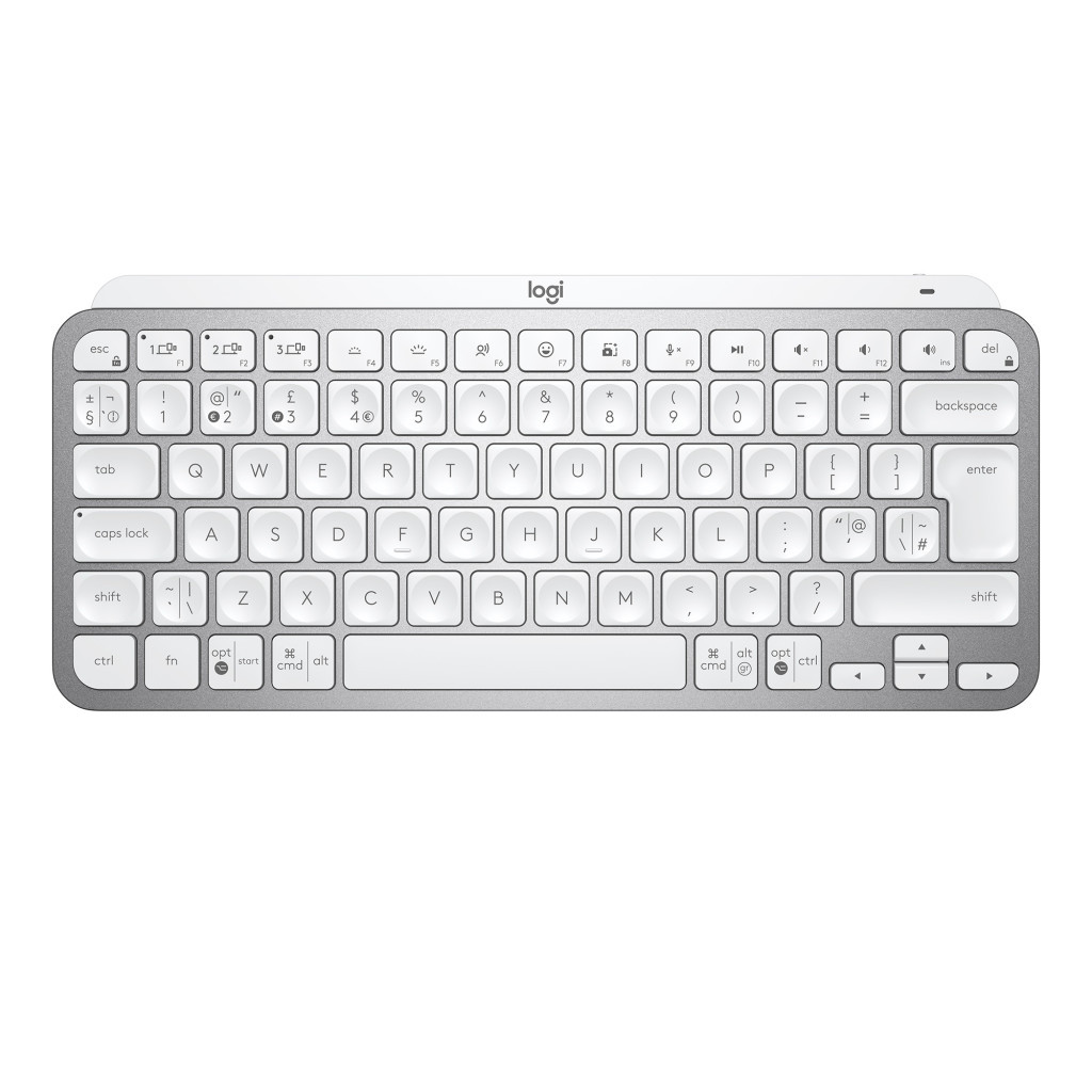 Клавіатура Logitech MX Keys Mini Wireless Illuminated UA Pale Grey (920-010499)