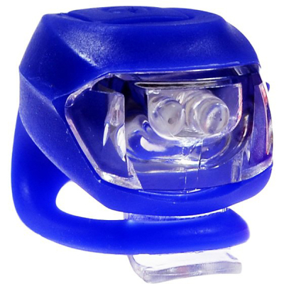 Комплект велофар Good Bike Silicone LED Blue (92325Blue-IS)