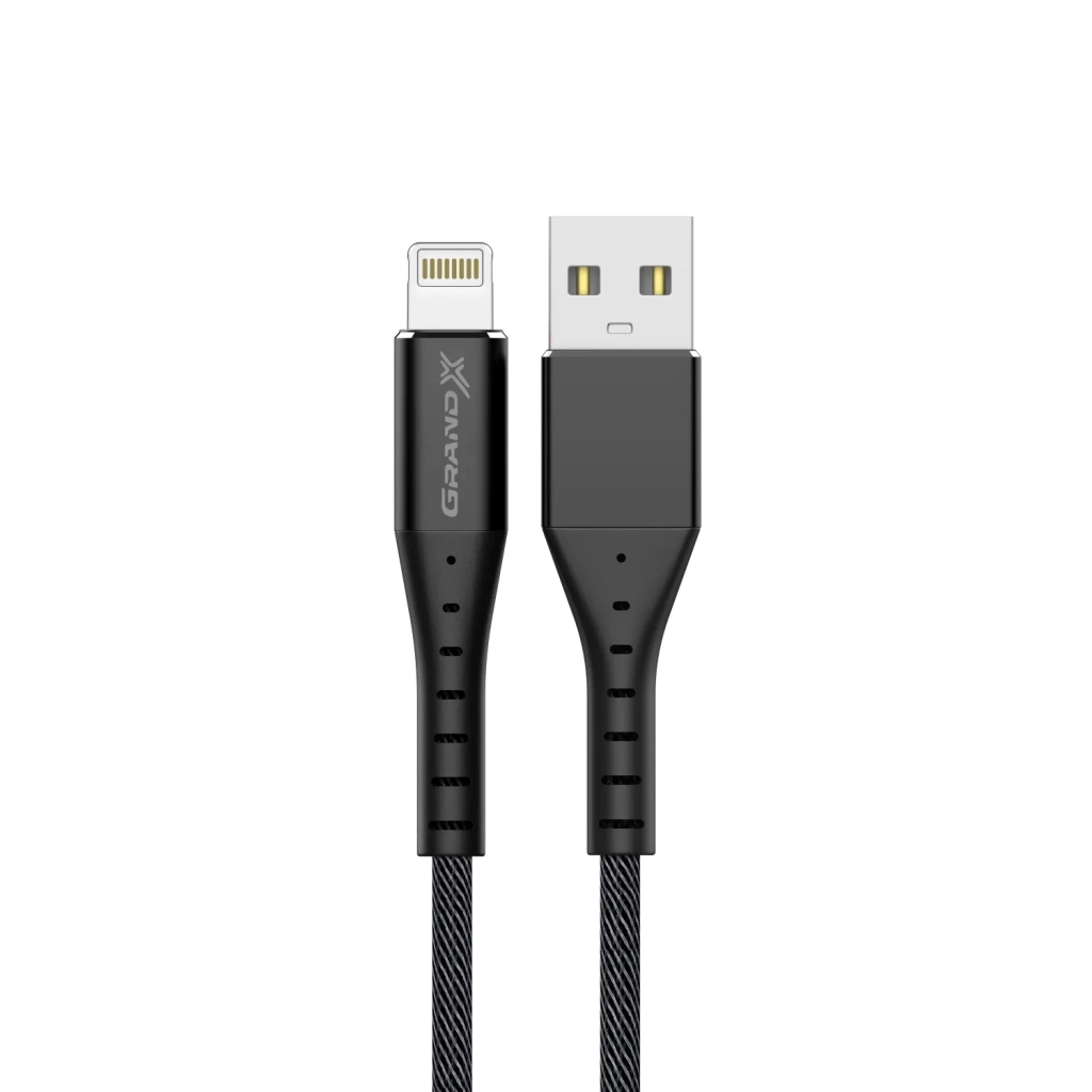 Дата кабель USB 2.0 AM to Lightning 1.2m FL-12B Grand-X (FL-12B)