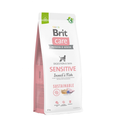 Сухий корм для собак Brit Care Dog Sustainable Sensitive Insect and Fish 12 кг (8595602559190)