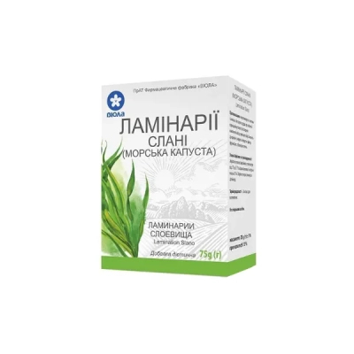 Трави Віола Фіточай Ламінарії слані (морська капуста) 75г пачка (4820085408173)