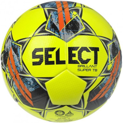 М'яч футбольний Select Brillant Super FIFA TB v22 жовто-сірий Уні 5 (5703543292509)