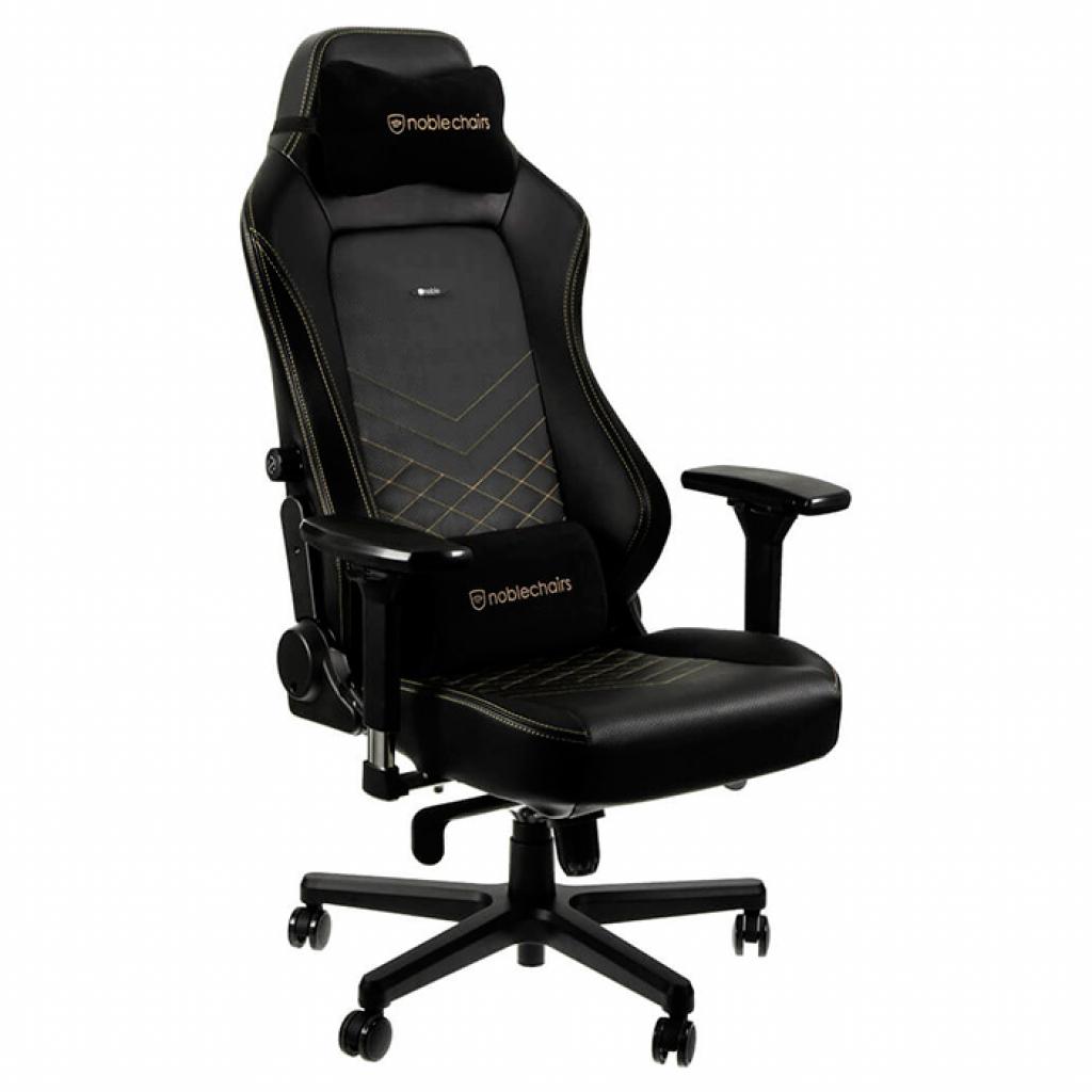 Крісло ігрове Noblechairs Hero Black/Gold (GAGC-116)