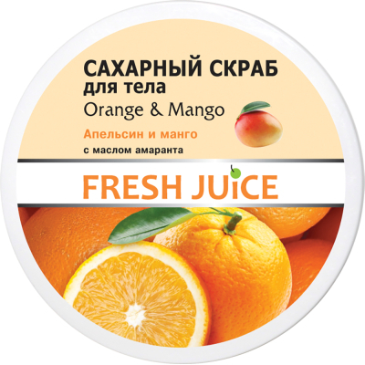 Скраб для тіла Fresh Juice Orange & Mango цукровий 225 мл (4823015925771)