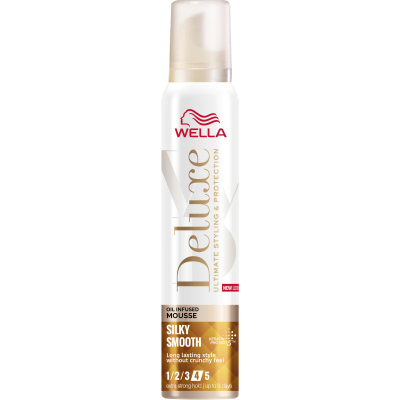 Мус для волосся Wella Deluxe Шовкова гладкість 200 мл (3614229717082)