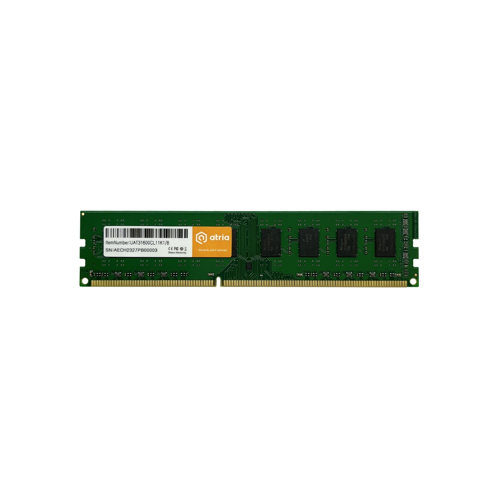 Модуль пам'яті для комп'ютера DDR3 8GB 1600 MHz ATRIA (UAT31600CL11K1/8)