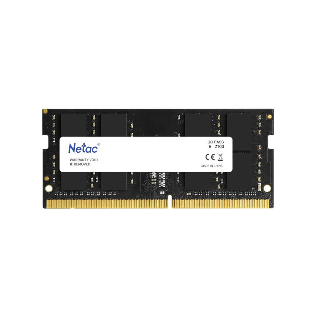 Модуль пам'яті для ноутбука SoDIMM DDR4 8GB 3200 MHz Netac (NTBSD4N32SP-08)