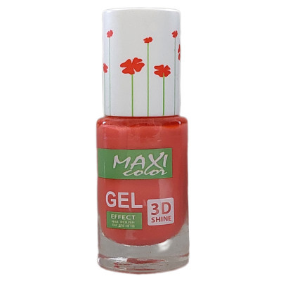 Лак для нігтів Maxi Color Gel Effect Hot Summer 08 (4823077504471)