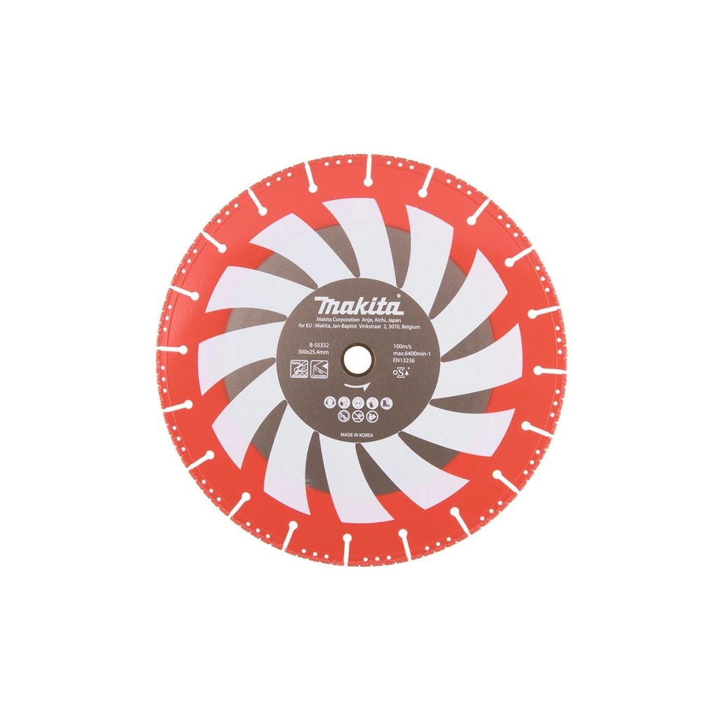 Круг відрізний Makita алмазний для рятувальних робіт 300х25,4 мм (B-55332)