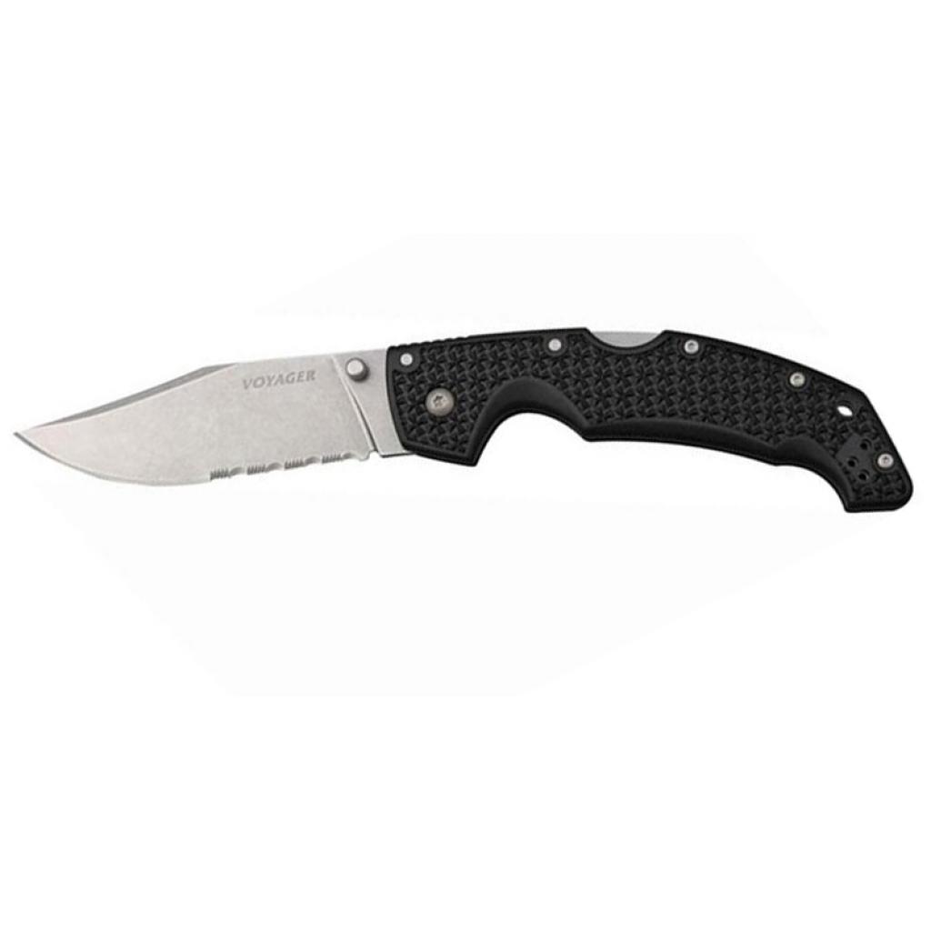 Ніж Cold Steel Voyager Lg. Clip Point 50/50 Edge (29TLCH)