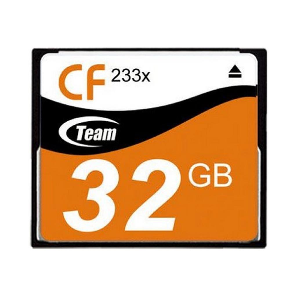 Карта пам'яті Team Compact Flash 32GB 233x (TCF32G23301)