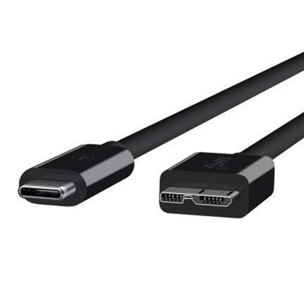 Дата кабель USB 3.1 Type-C to Micro B 1.0m Belkin (F2CU031bt1M-BLK)