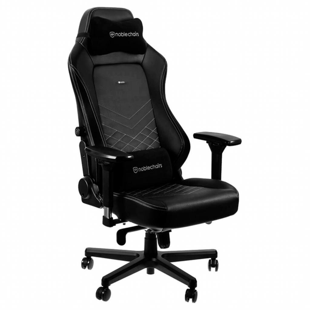 Крісло ігрове Noblechairs Hero Black/Platinum White (GAGC-117)