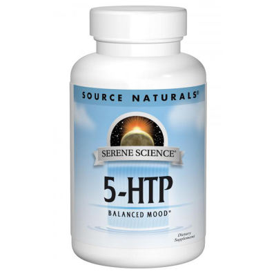 Амінокислота Source Naturals 5-HTP (гідроксітріптофан), 50 мг, Serene Science, 30 желатин (SN1700)