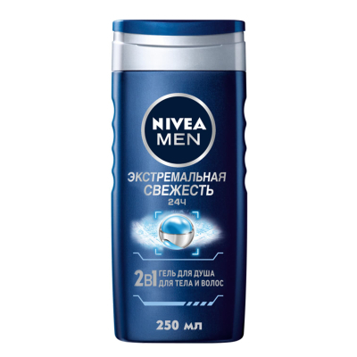 Гель для душу Nivea Men Екстремальна свіжість з ментолом 250 мл (4005808196739/4005808196531)