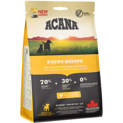 Сухий корм для собак ACANA Puppy Recipe для цуценят усіх порід 340 г (0064992500344)