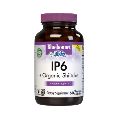 Вітамінно-мінеральний комплекс Bluebonnet Nutrition Комплекс для імунітету з IP6 та Шіїтаке, Inocell IP-6 Plus AHCC, 60 (BLB1180)