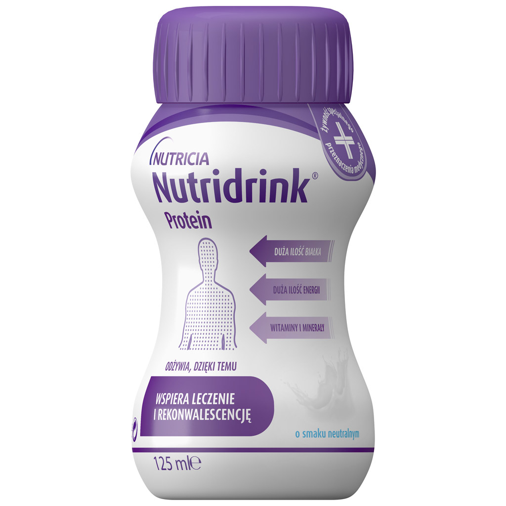 Дитяча суміш Nutricia Nutridrink Protein Neutral з нейтральним смаком з високим вмістом білка й енергії 4 шт. х 125 мл (8716900576225)