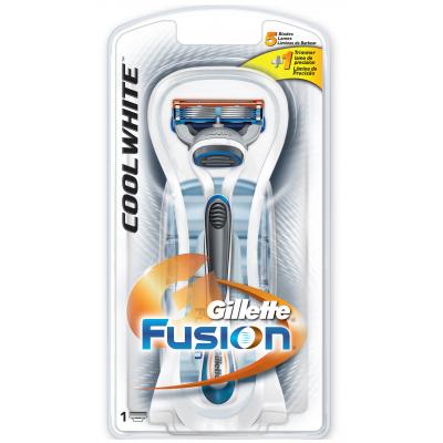 Бритва Gillette Fusion Cool White с 1 сменным картриджем (7702018033980)