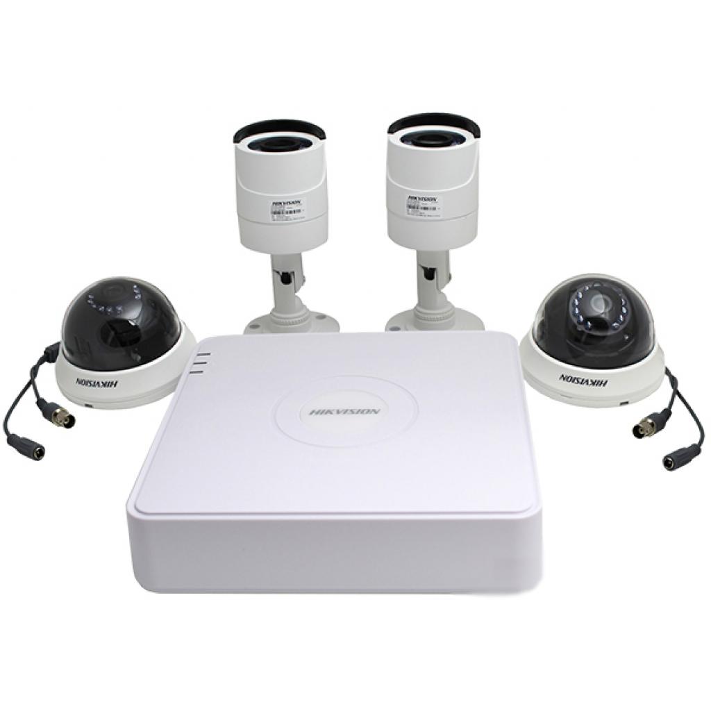 Комплект відеоспостереження Hikvision DS-J145I 2OUT+2IN