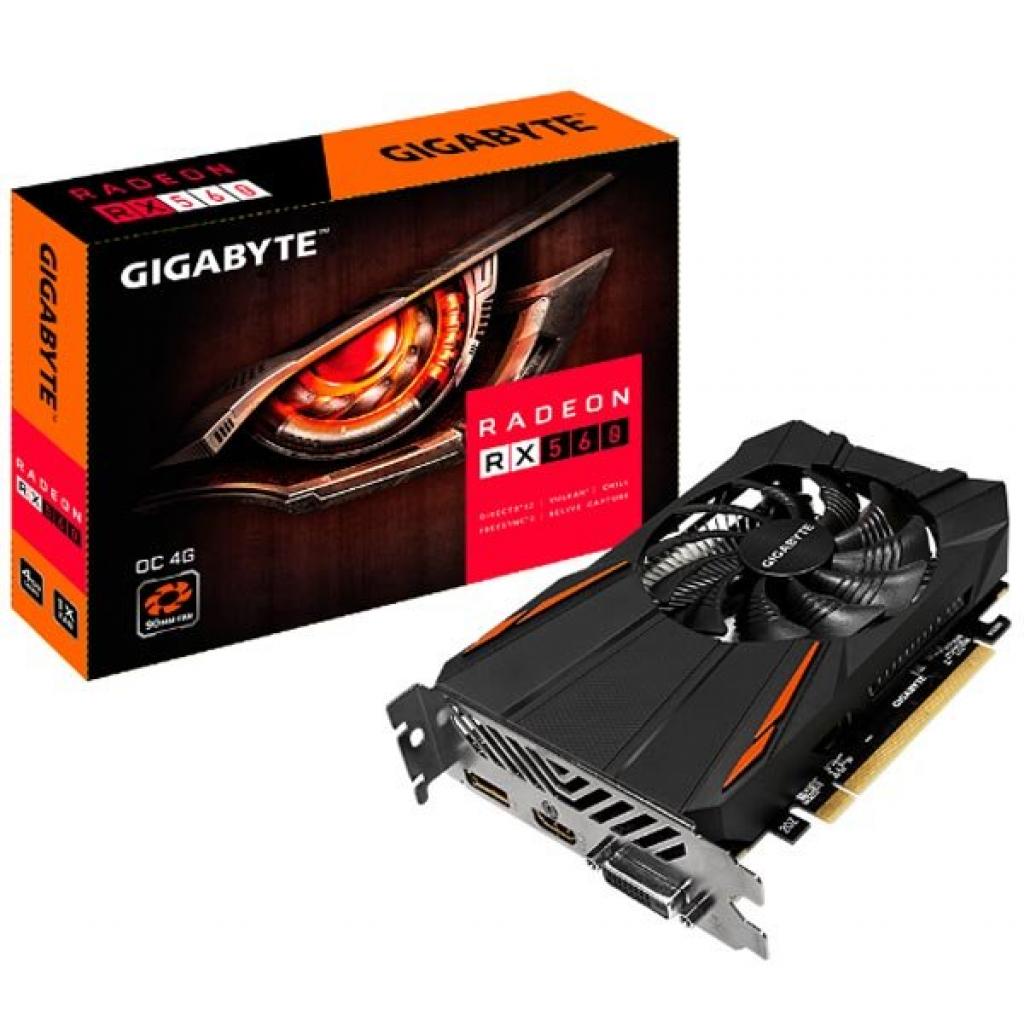 Відеокарта GIGABYTE Radeon RX 560 4096Mb OC (GV-RX560OC-4GD)