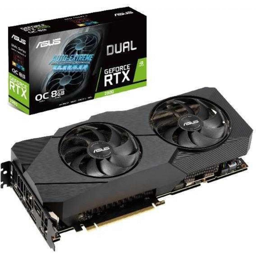 Відеокарта ASUS GeForce RTX2080 8192Mb DUAL OC EVO (DUAL-RTX2080-O8G-EVO)