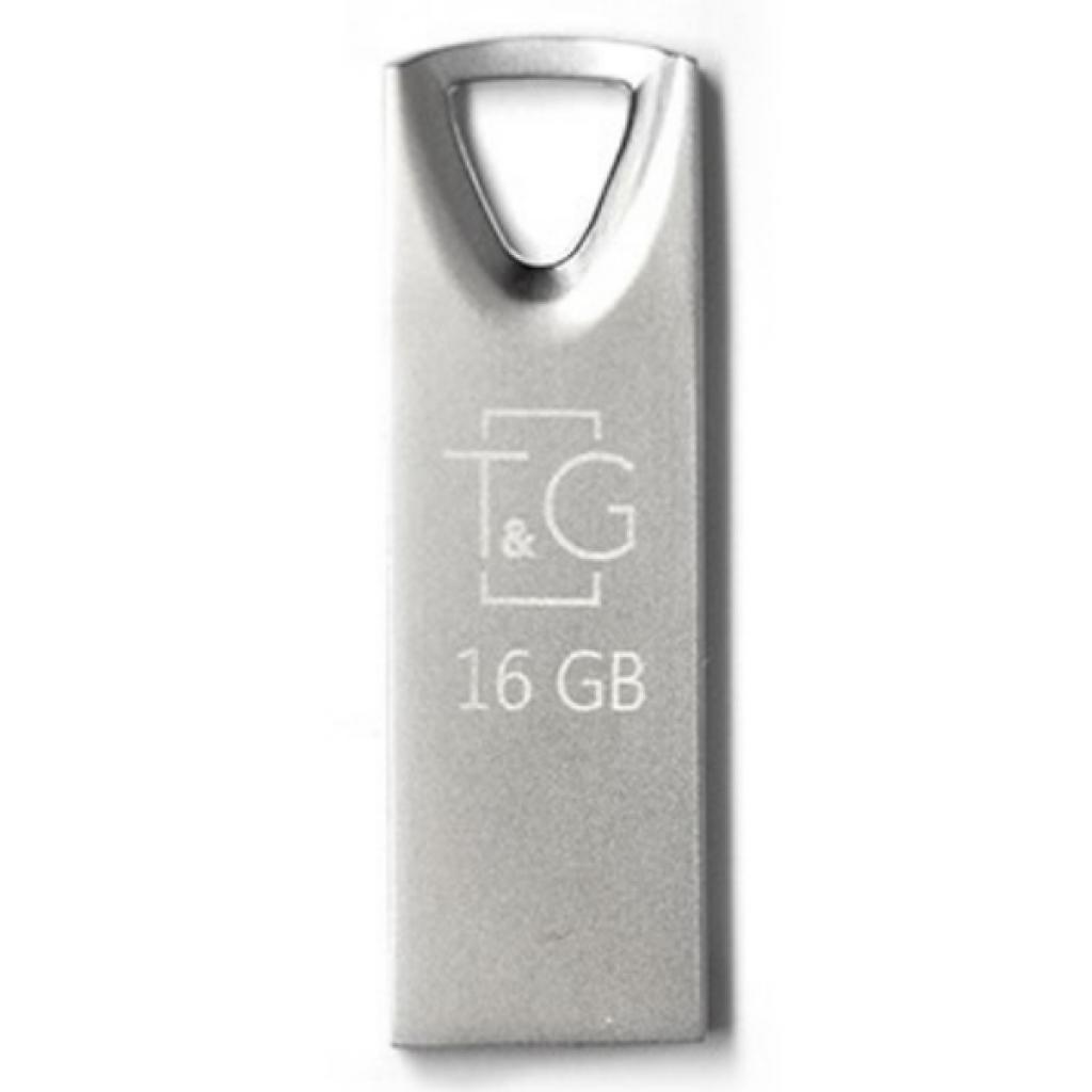 USB флеш накопичувач T&G 16GB 117 Metal Series Silver USB 2.0 (TG117SL-16G)